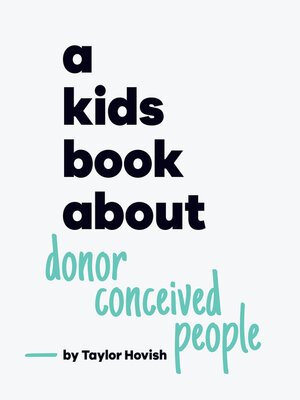 cover image of A Kids Book About Donor Conceived People